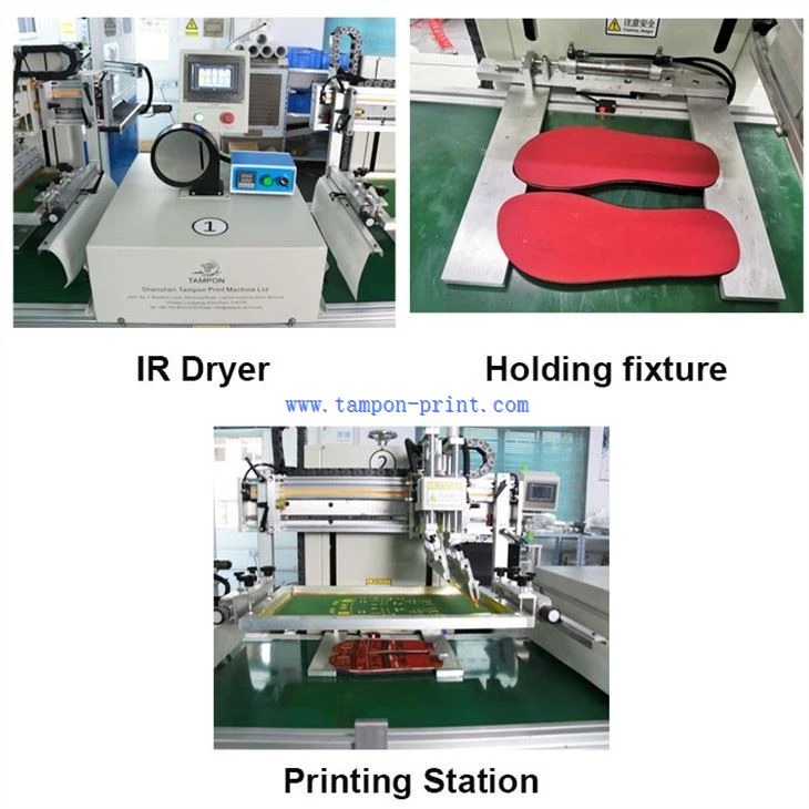 4 Color Flat Press Screen Printing