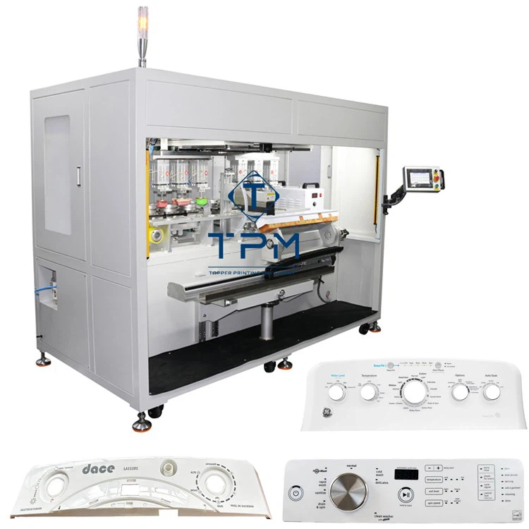 6 Color Pad Printing Machine On Washing Panel suppliers