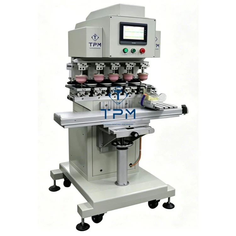 Full Electric 5 Color Pad Printing Machine factory