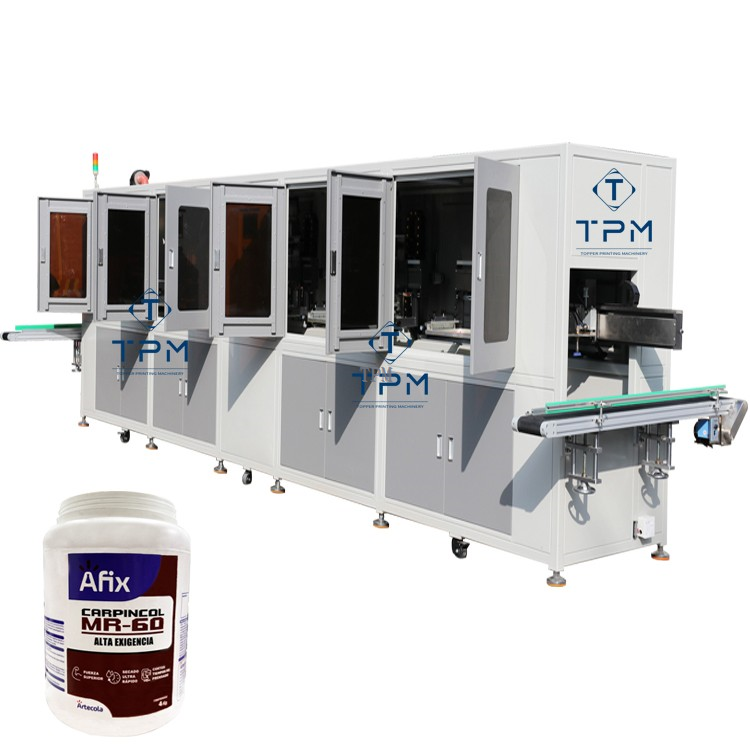 Plastic And Glass Bottles Automatic Screen Printing Machines